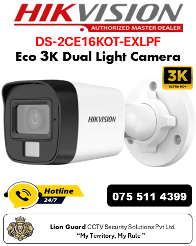 Hikvision DS-2CE16K0T-EXLPF Eco 3K Dual Light Camera