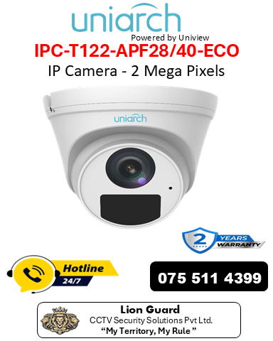 Uniarch IPC-T122-APF28/40-ECO IP Camera