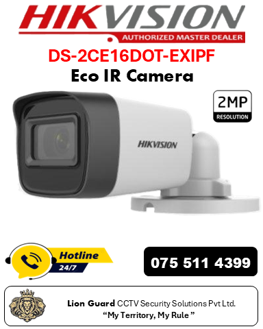 Hikvision DS-2CE16DOT-EXIPF Eco IR Camera