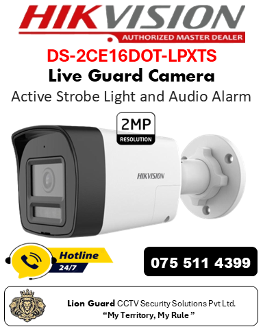 HIKVISION DS-2CE16DOT-LPXTS Live Guard Camera