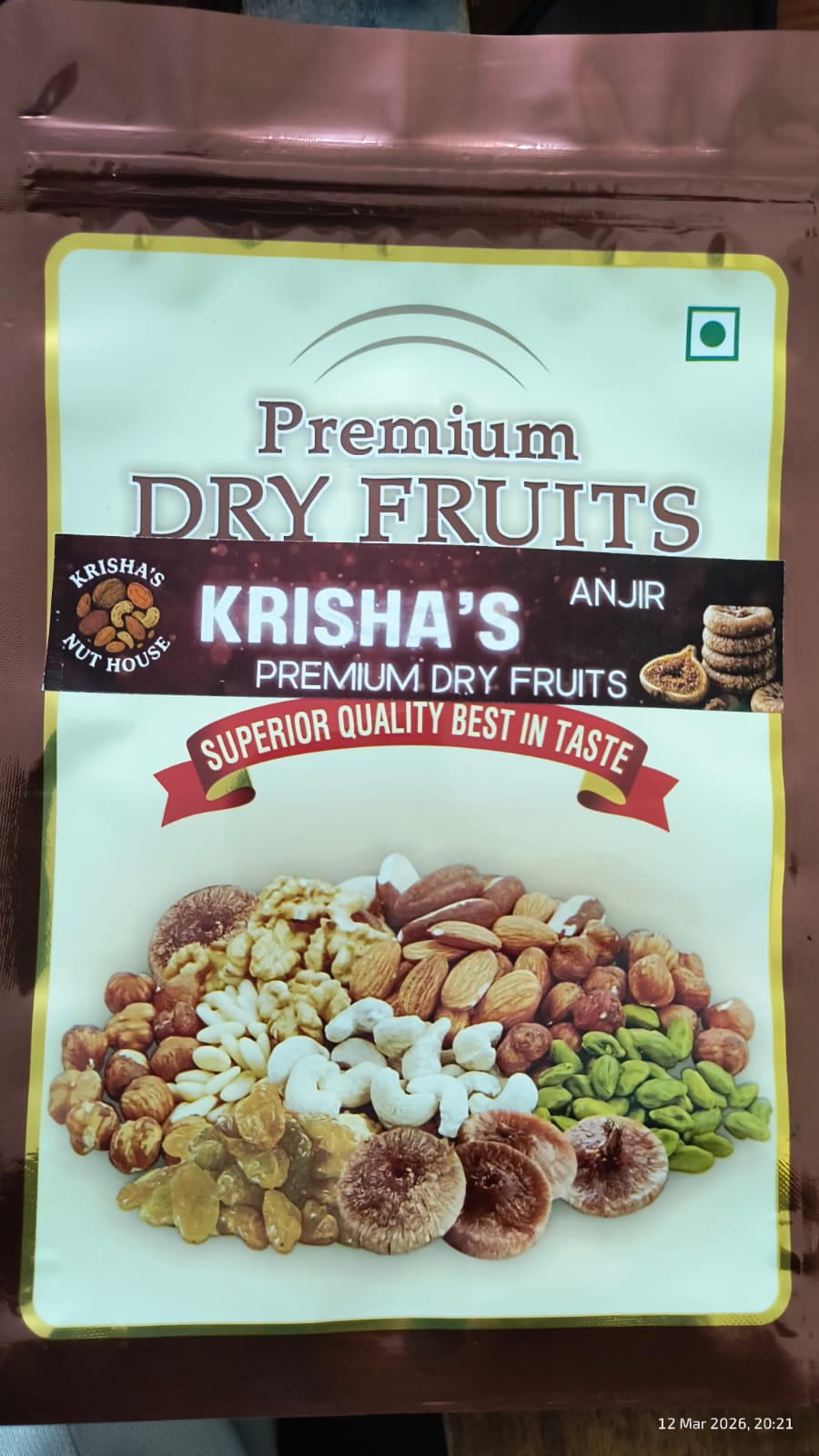 Krisha Dried Figs ( Anjeer) 250gm