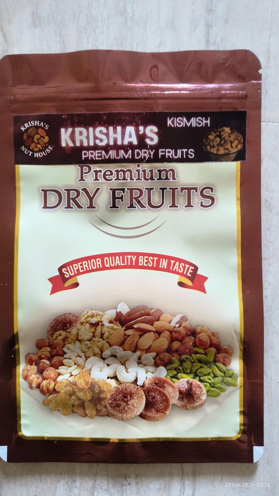 Dried Black Raisins 250gm