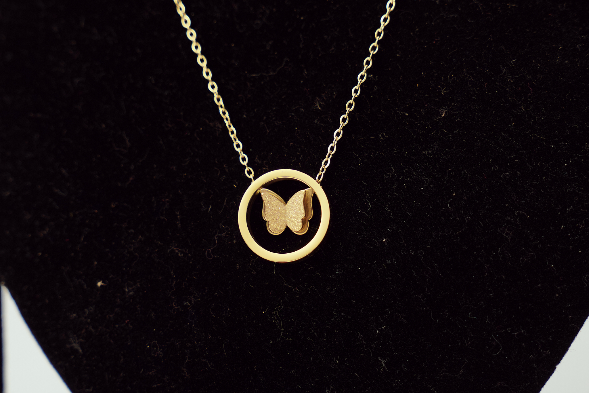 Butterfly Pendant Necklace