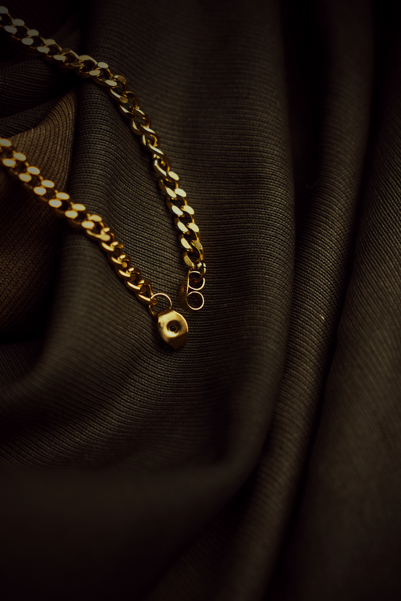 Elegant Gold Chain Earrings