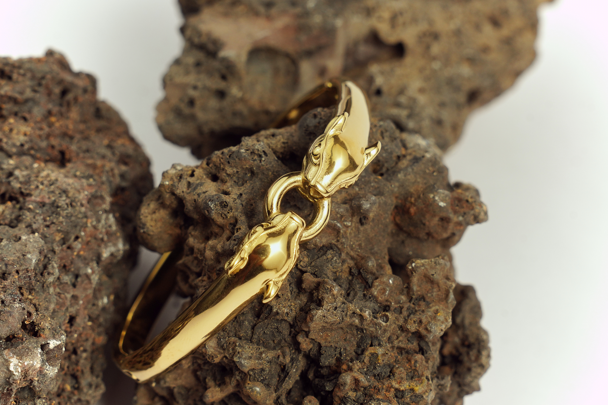 Gold Panther Bracelet