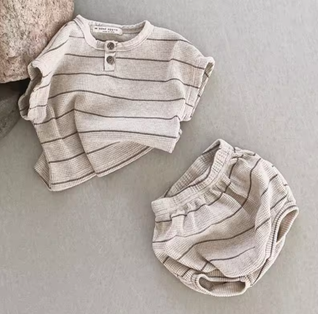 Baby Striped Cotton Outfit