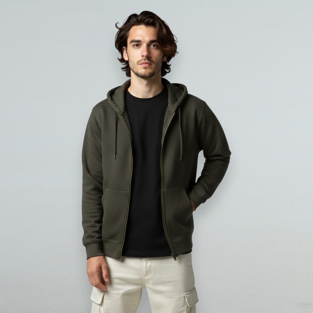 Premium Everyday Fleece Zip Hoodie