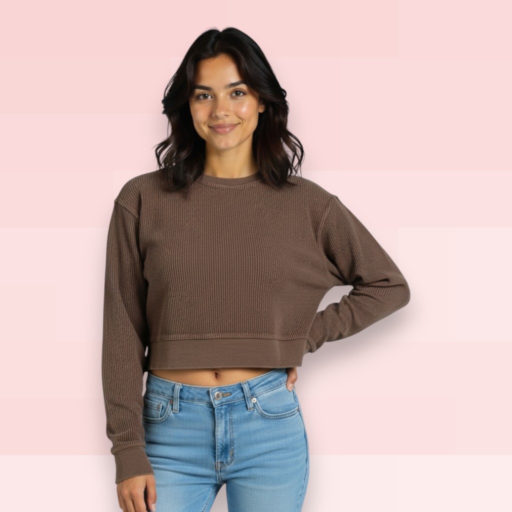 Women’s Heavyweight Corduroy Comfort Sweatshirt 