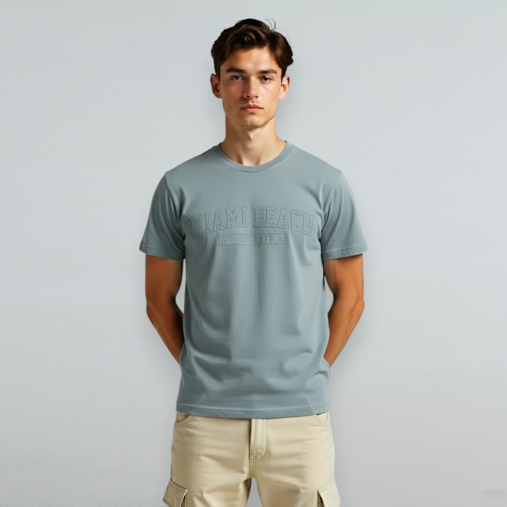Garment-Dyed Premium Cotton T-Shirt – Tybee Island Embroidery