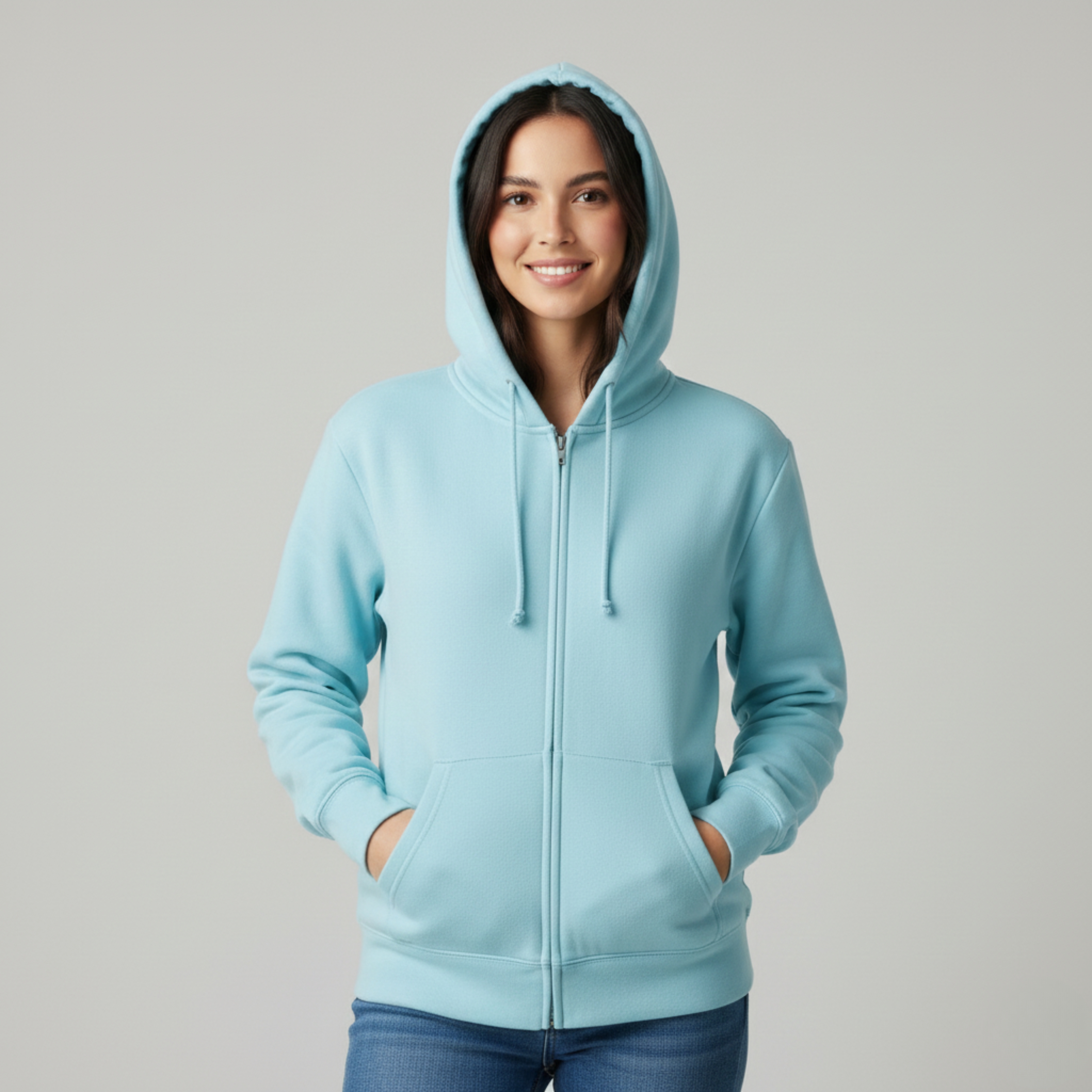 Fleece Premium Zipper Hoodie - Unisex