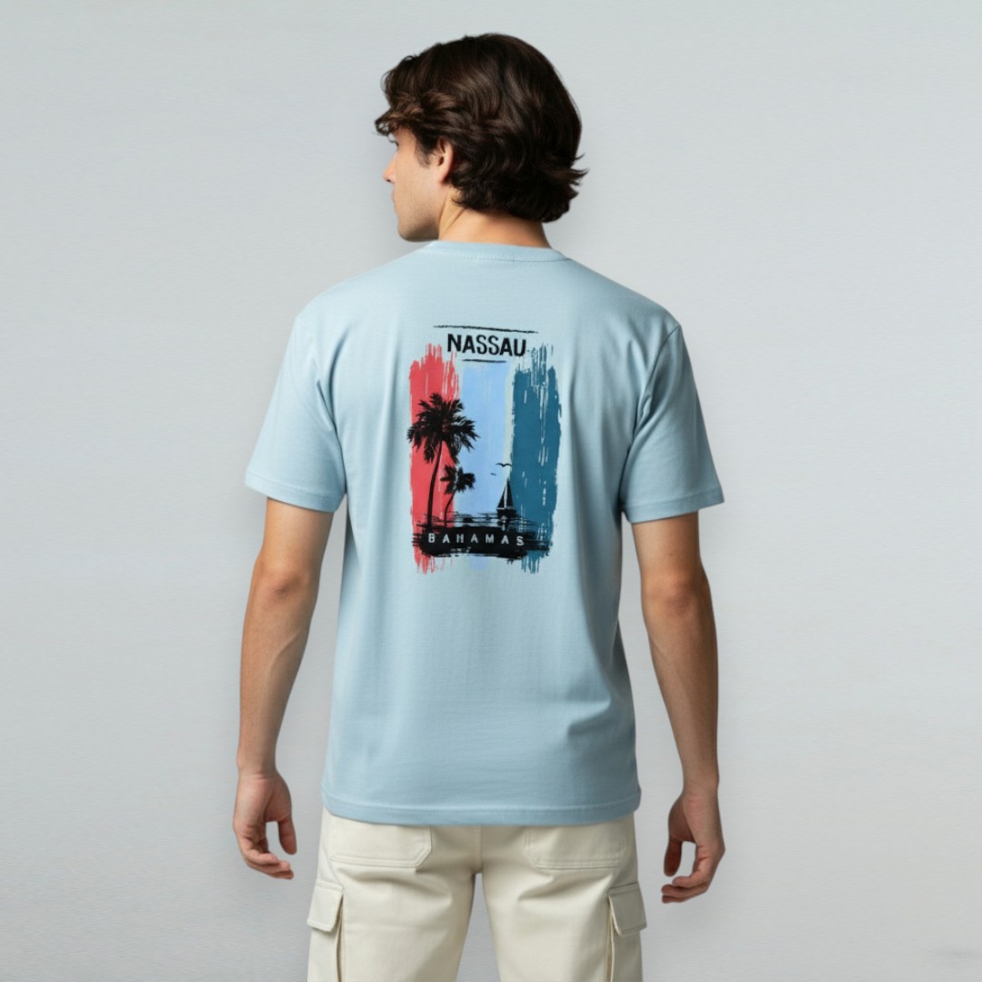 Garment Dyed Premium Jersey Graphic T-Shirt