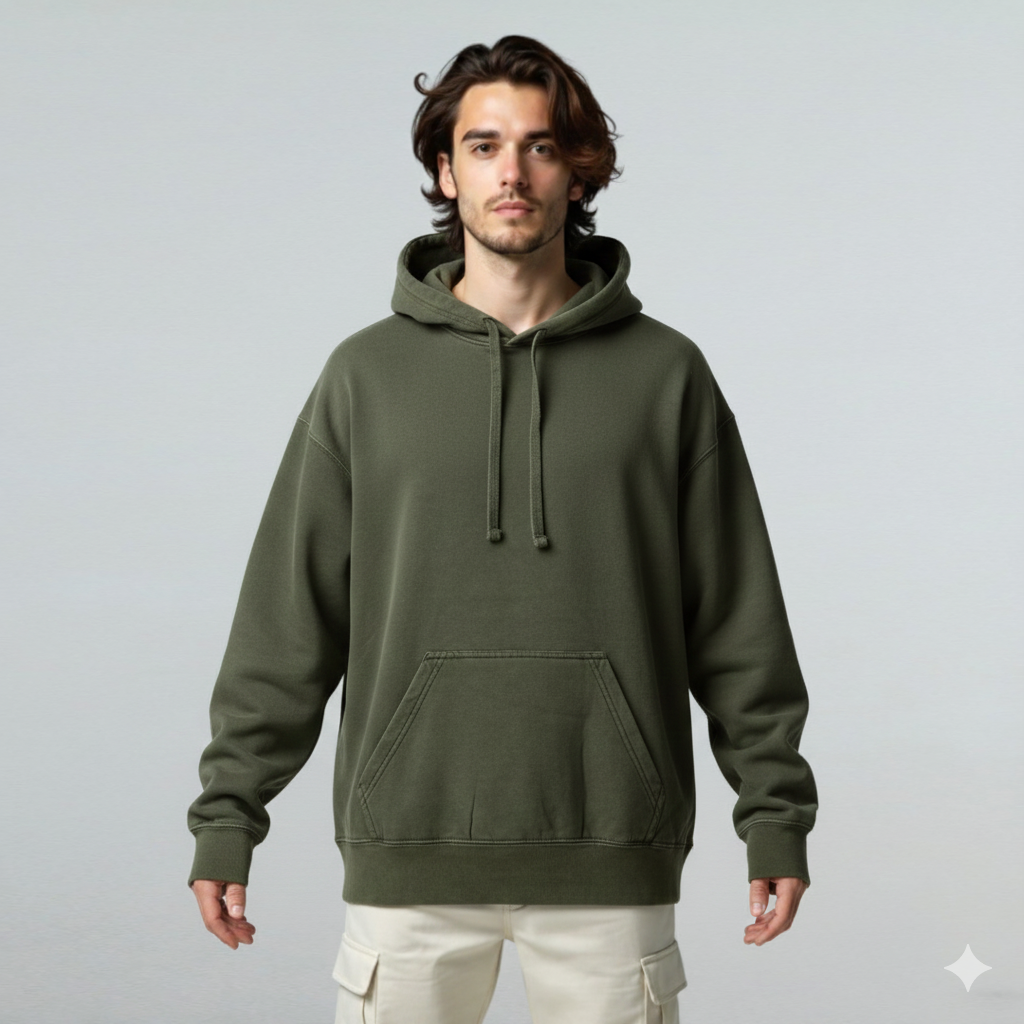 Unisex Soft Fleece Hoodie - Mill Dye