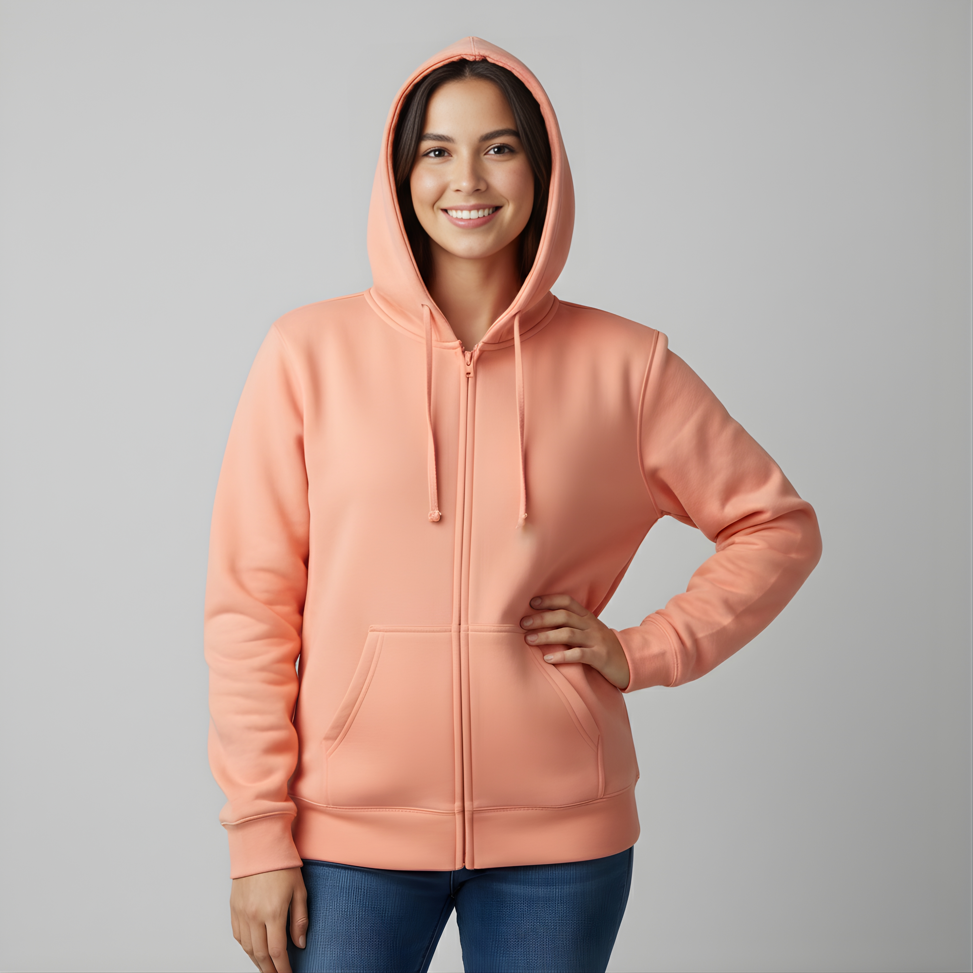 Fleece Premium Zipper Hoodie - Unisex