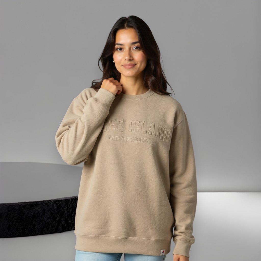 Embroidered Fleece Long Sleeve sweatshirt - Unisex