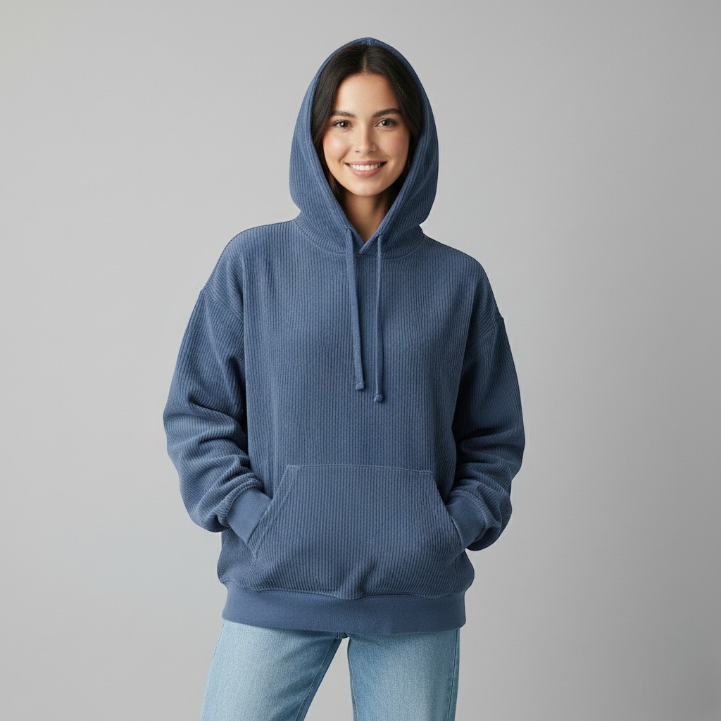 Women's Premium Corduroy Hoodie