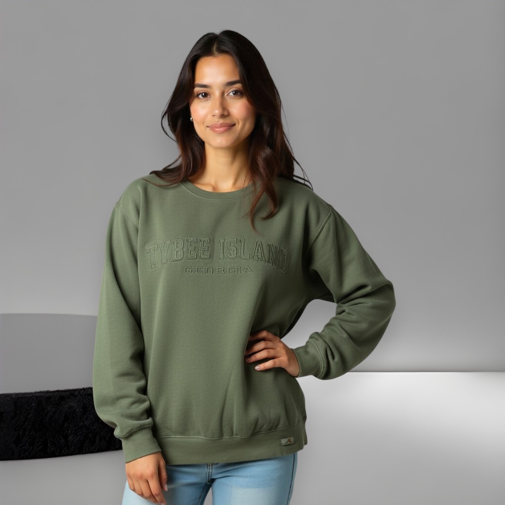 Embroidered Fleece Long Sleeve sweatshirt - Unisex