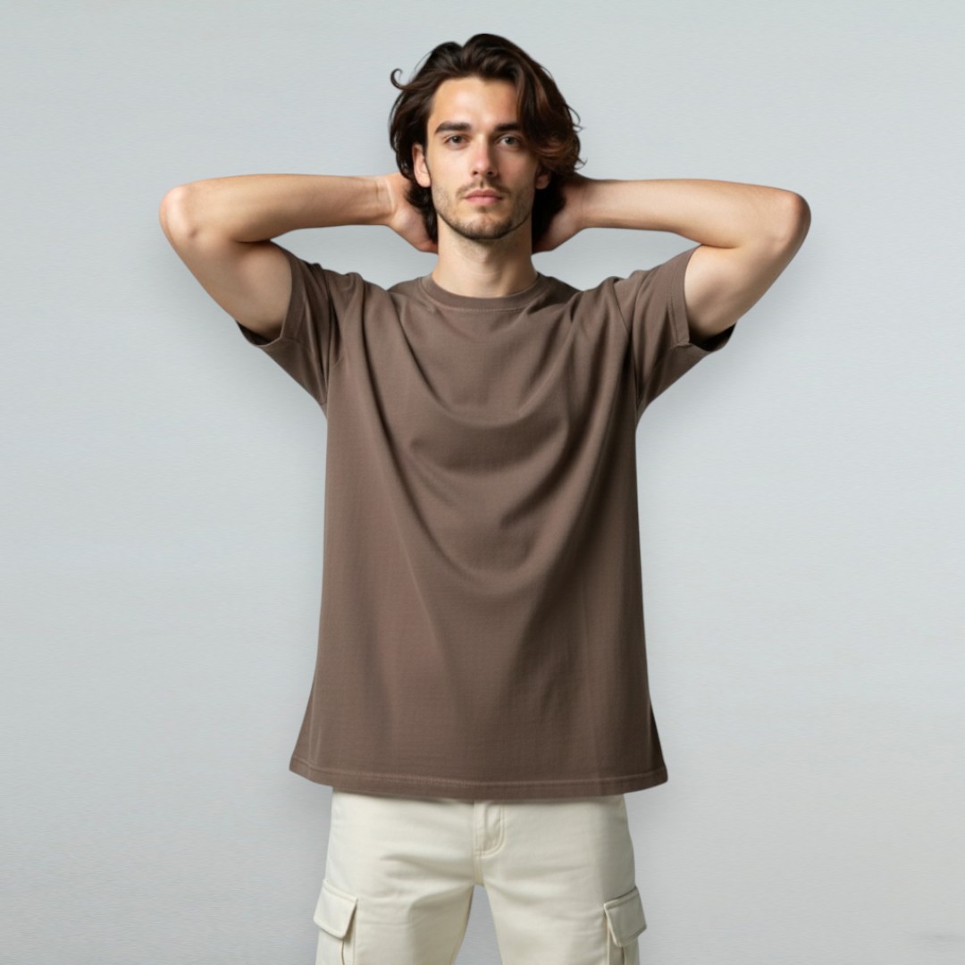 Garment-Dyed Premium Cotton T-Shirt