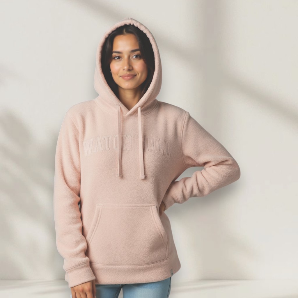 Embroidered Fleece Long Sleeve Hoodie - Unisex