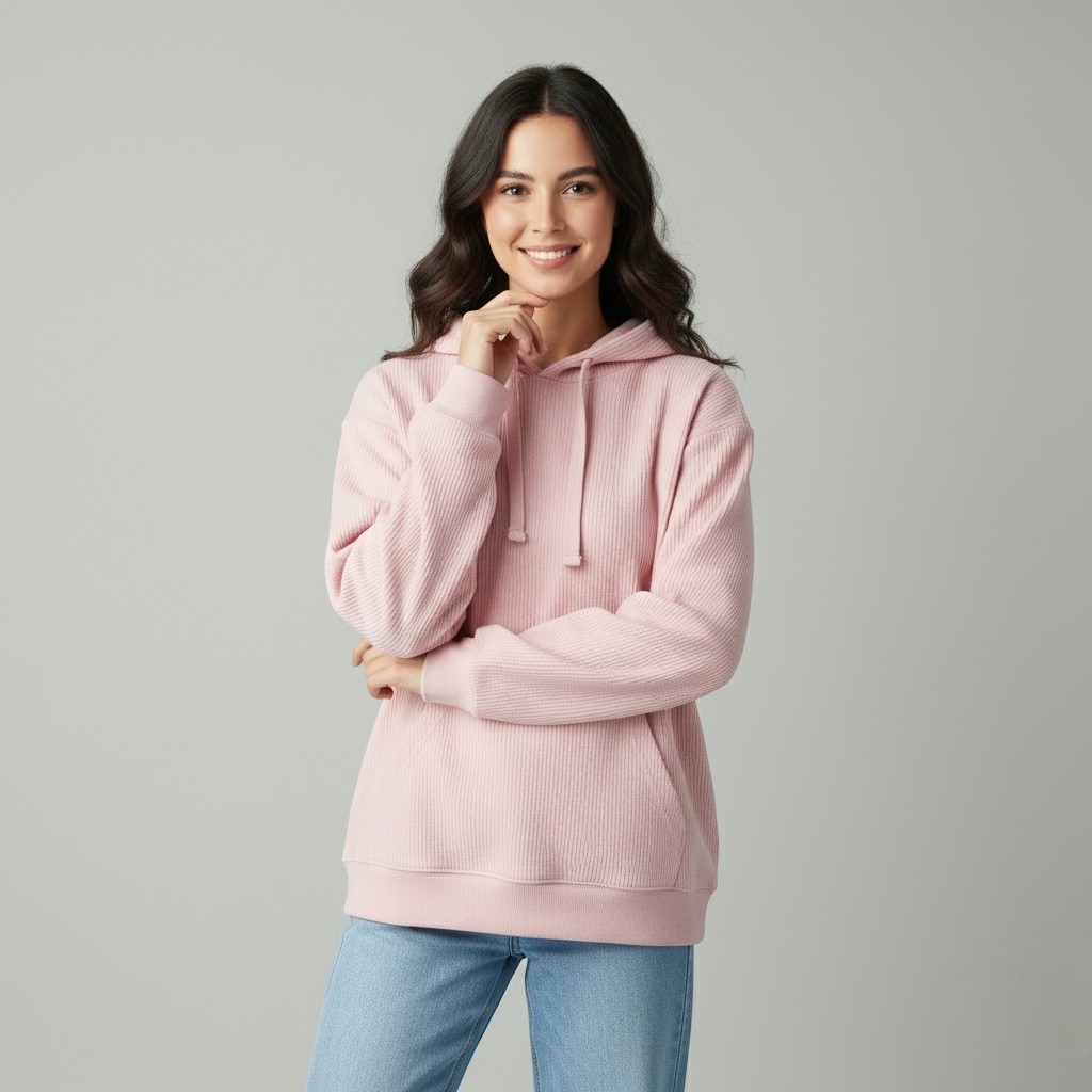 Women's Premium Corduroy Hoodie