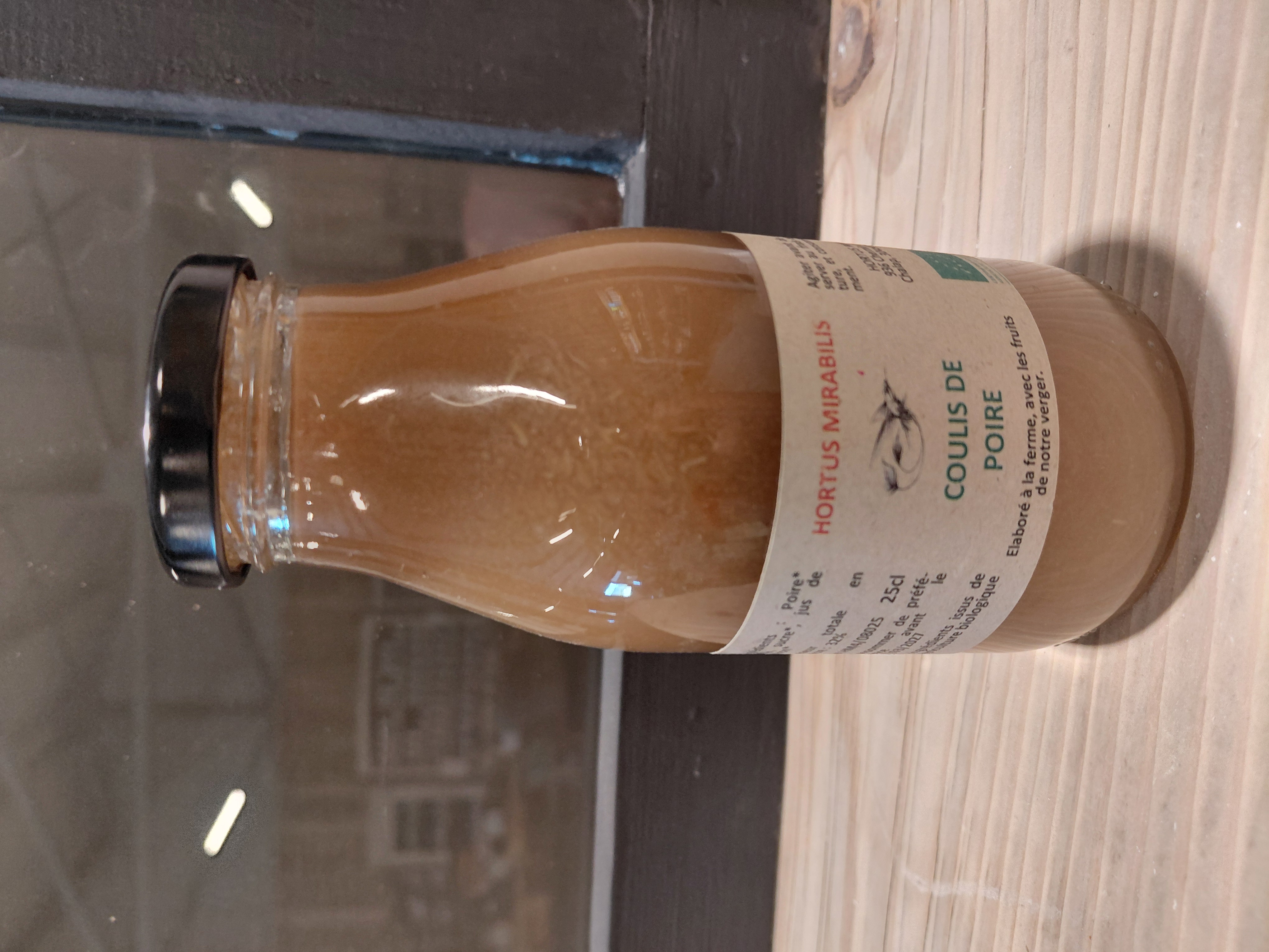 Coulis Poire 25cl Bio