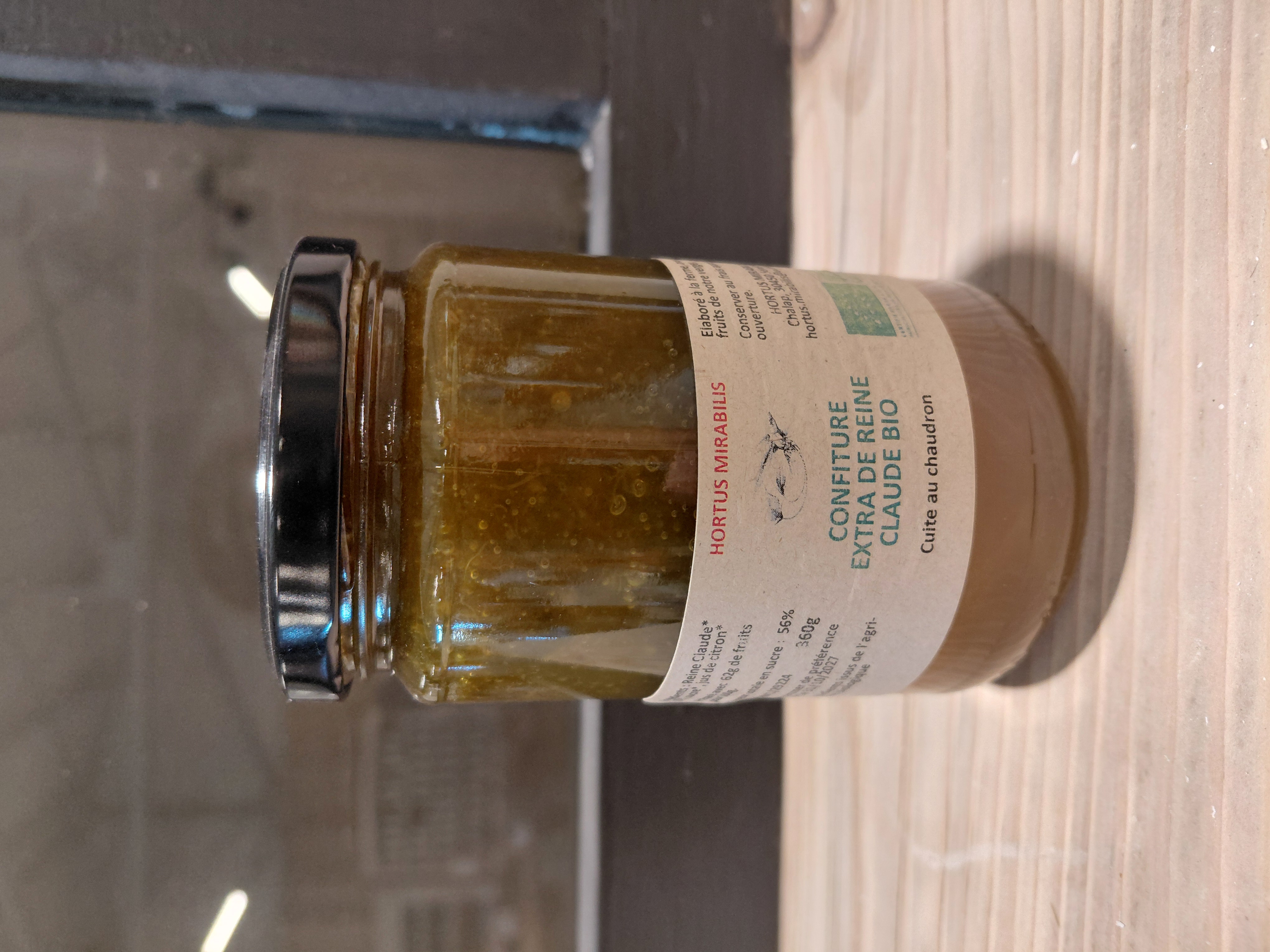 Confiture Reine claude 360g Bio