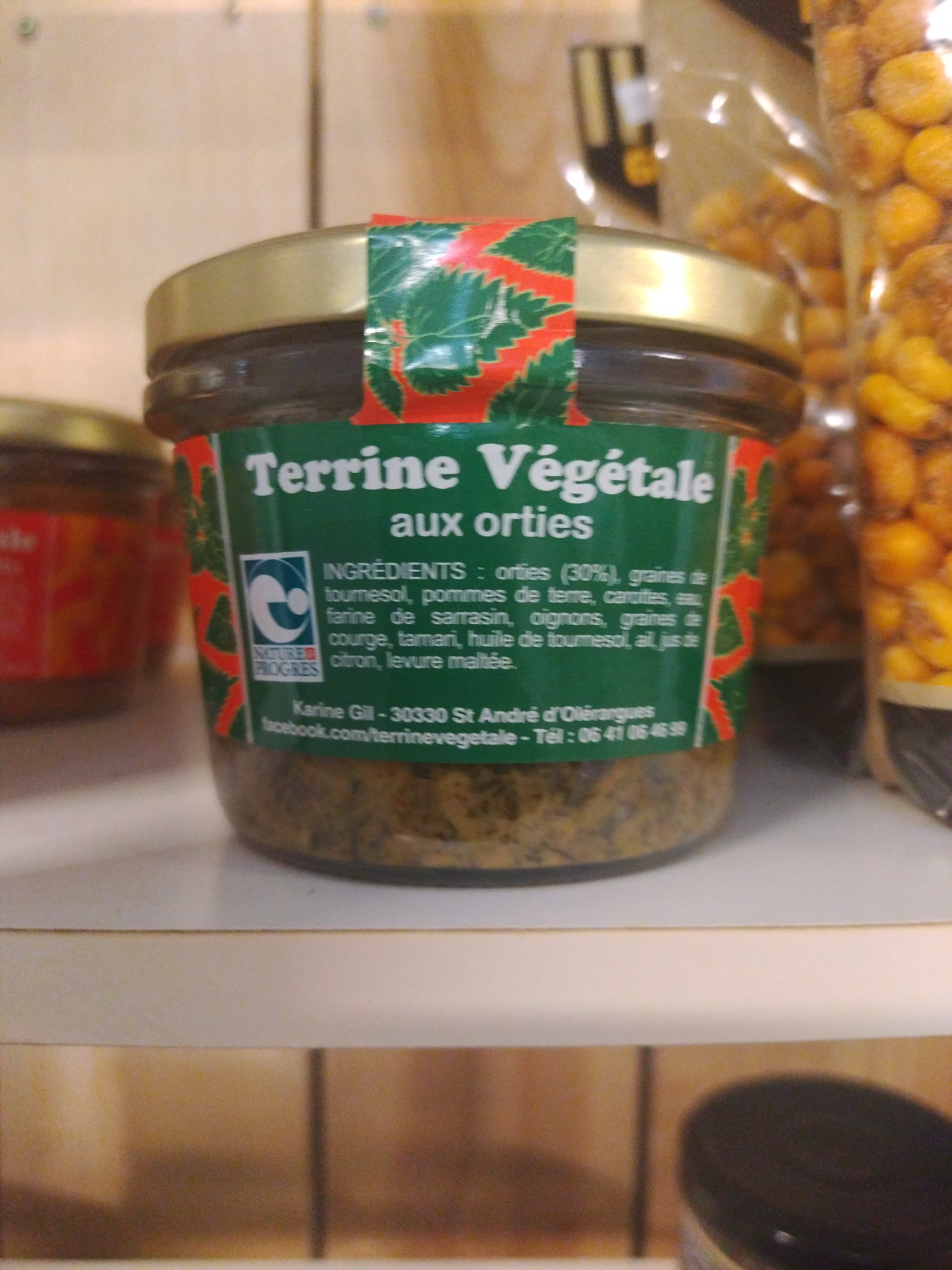 Terrine végétale au orties 180g
