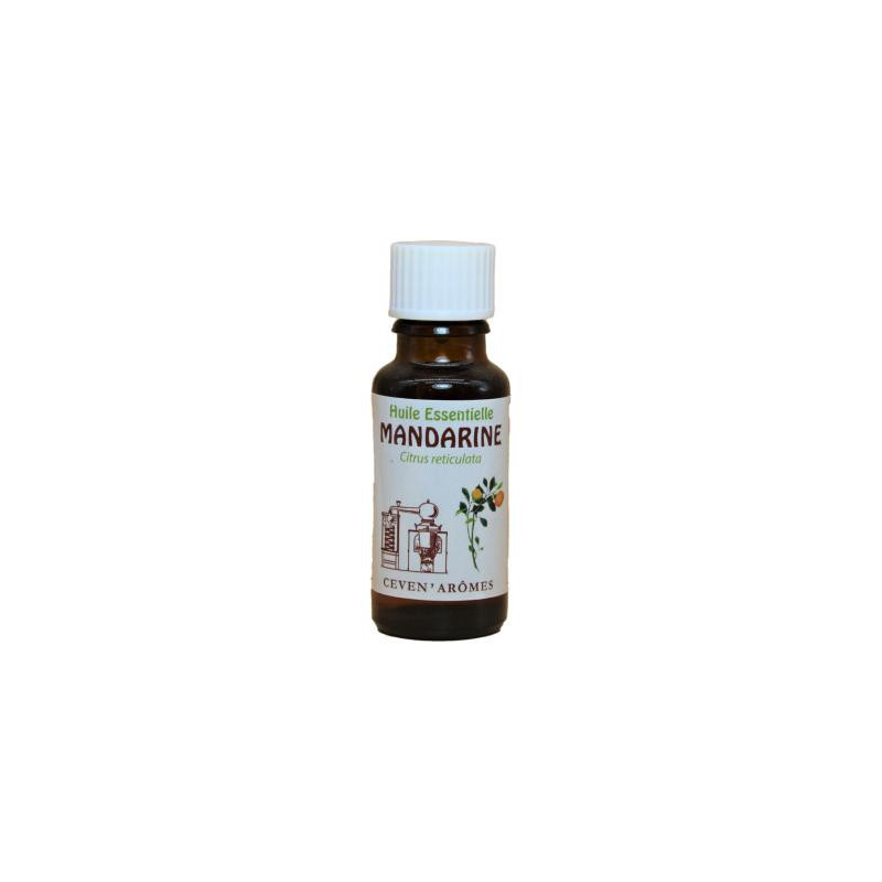 Flacon d' Huile Essentielle Mandarine 20ml