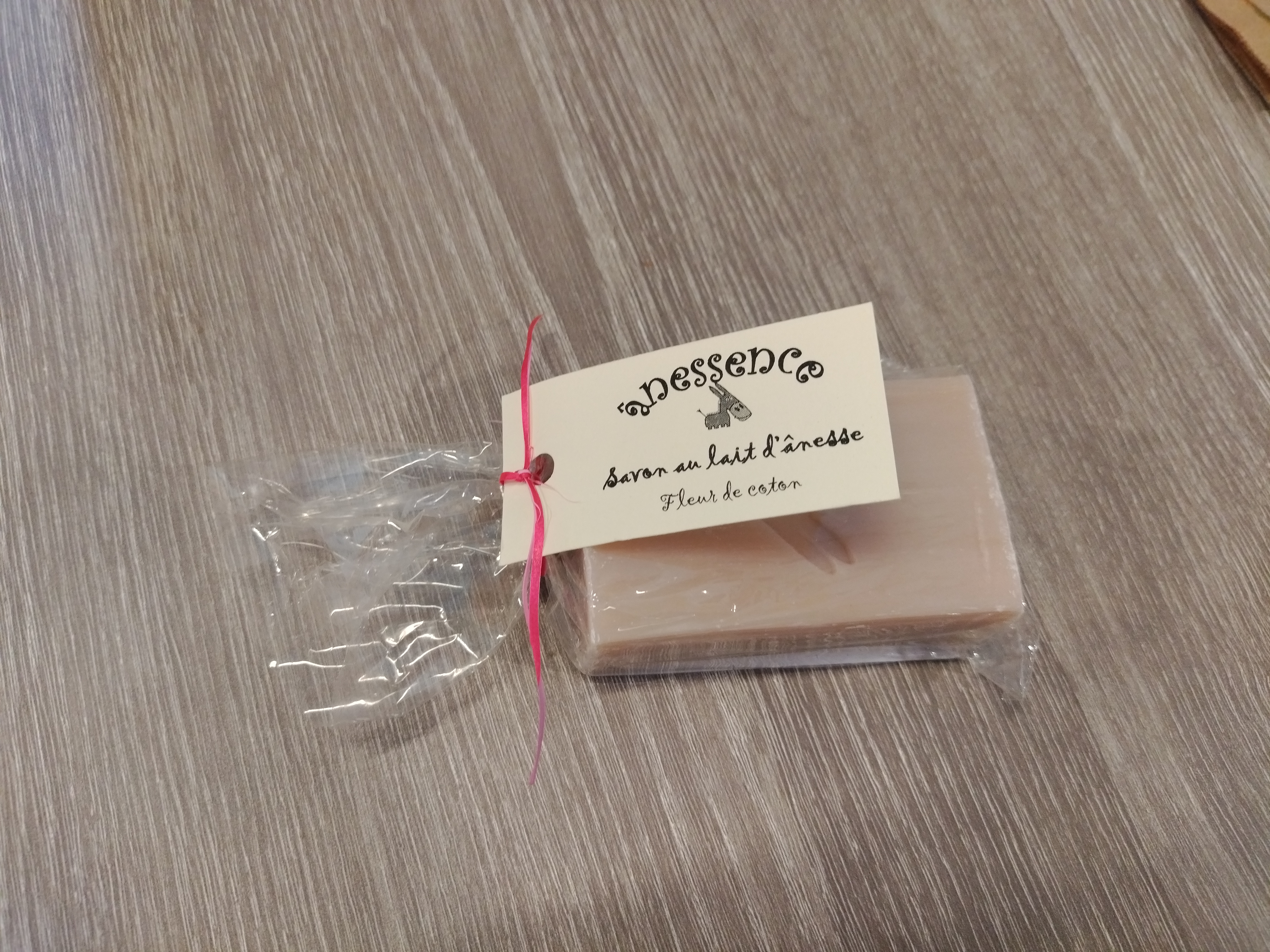 Savon au lait d'Anesse et fleur de coton 100g