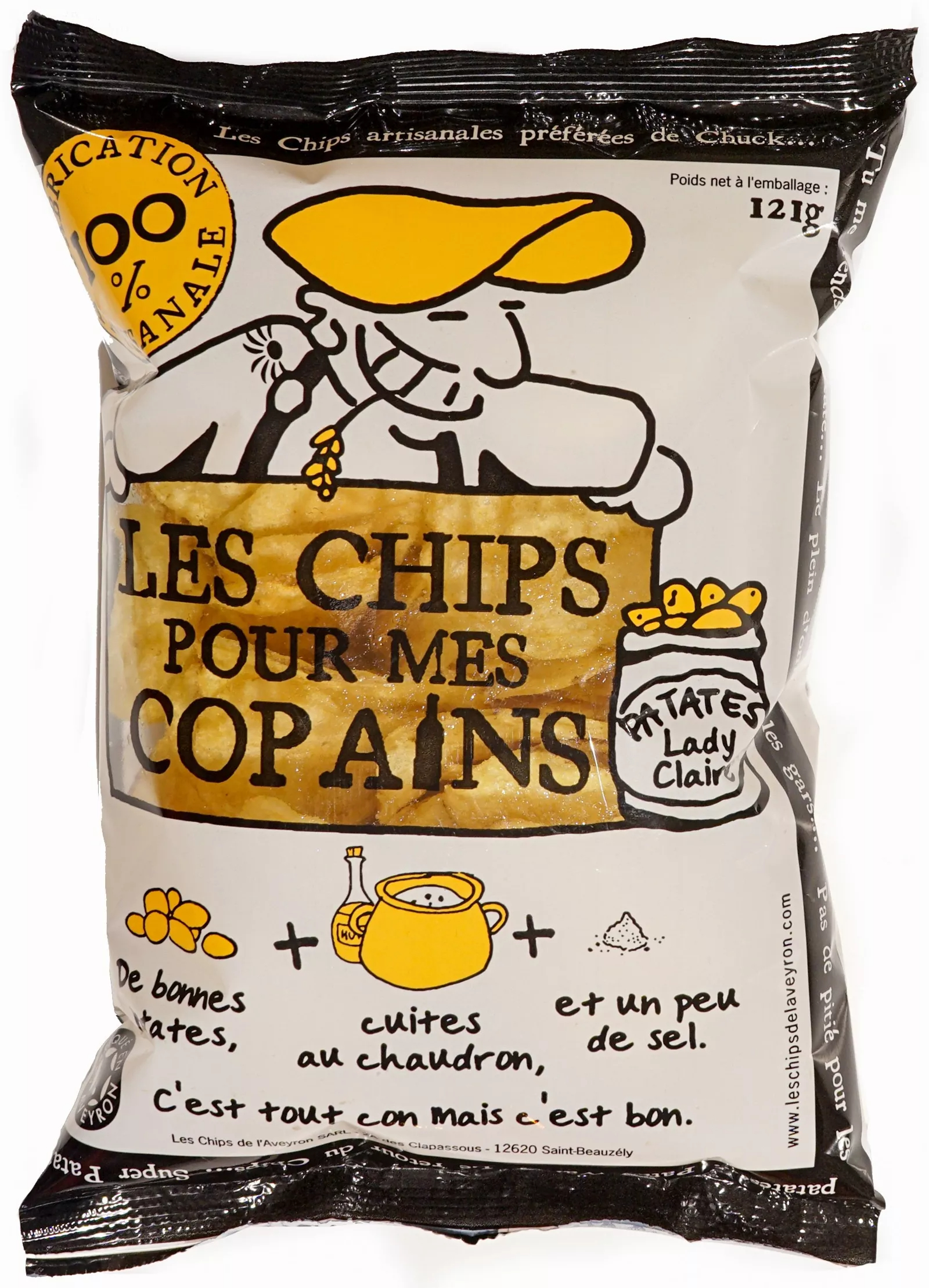 Chips pour mes copains 115 gr