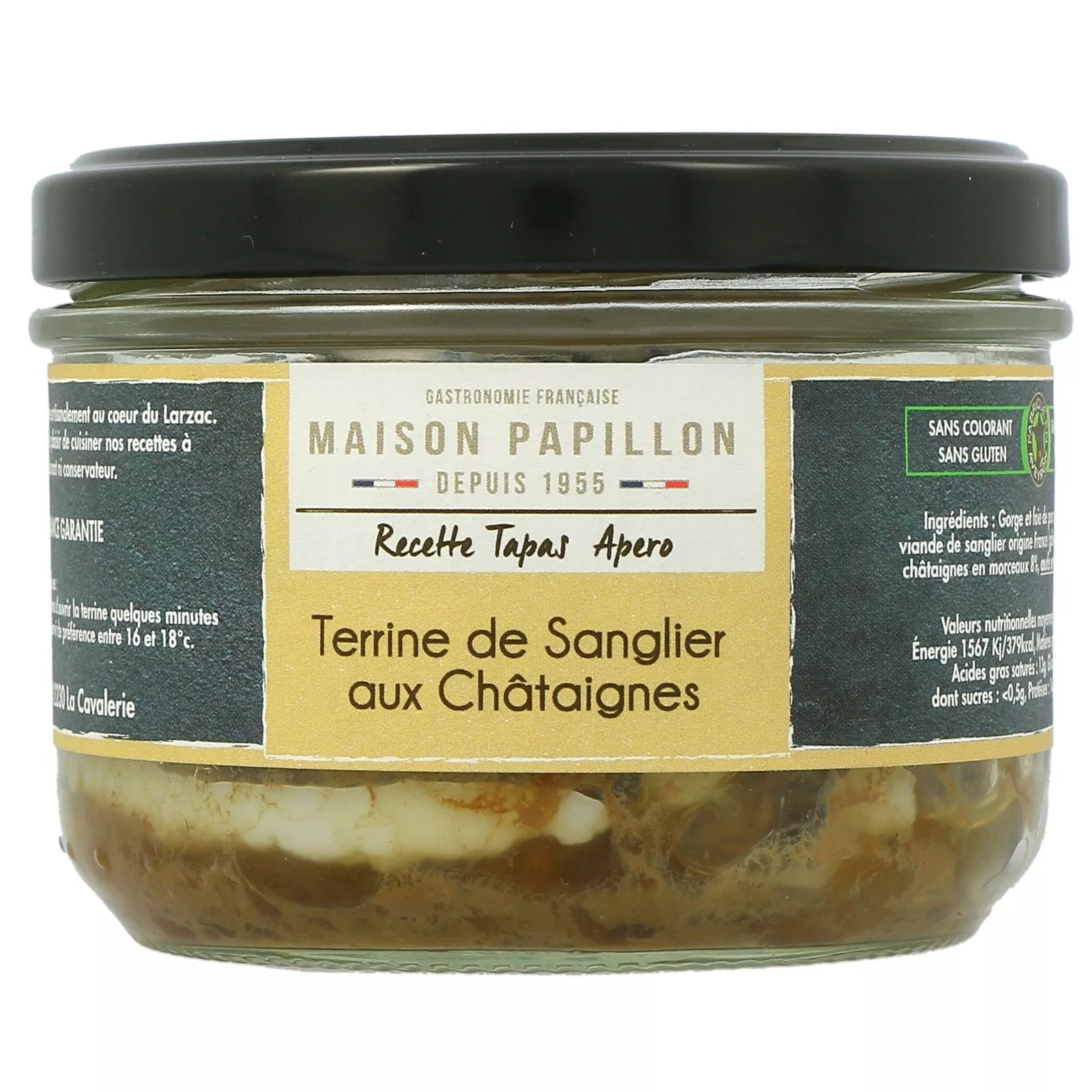 Terrine de sanglier à la châtaigne 160g