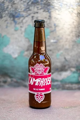 Bière blanche à la framboise L'ambroise 33cl
