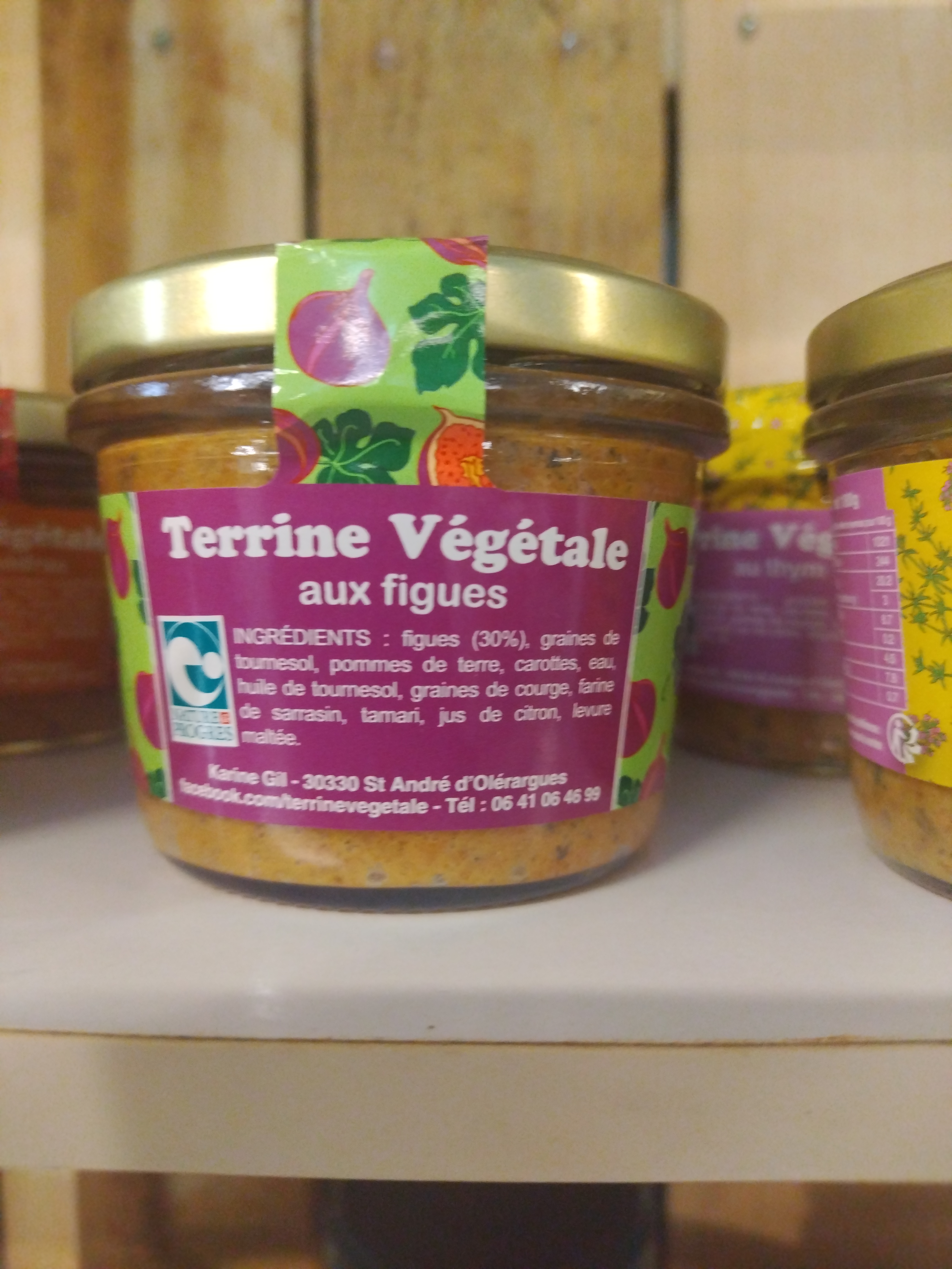 Terrine végétale au figues 180g