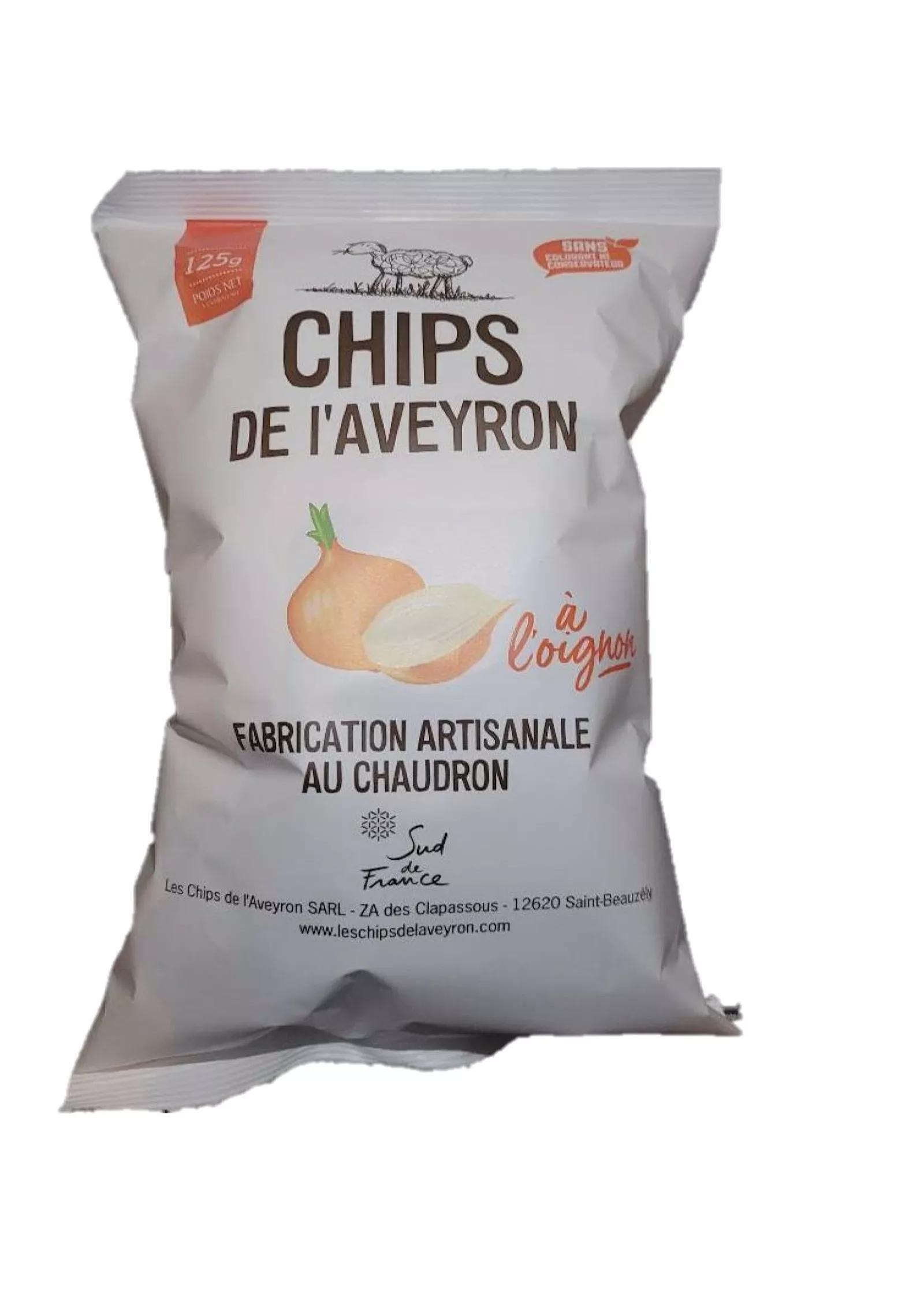 Chips oignons 125 gr