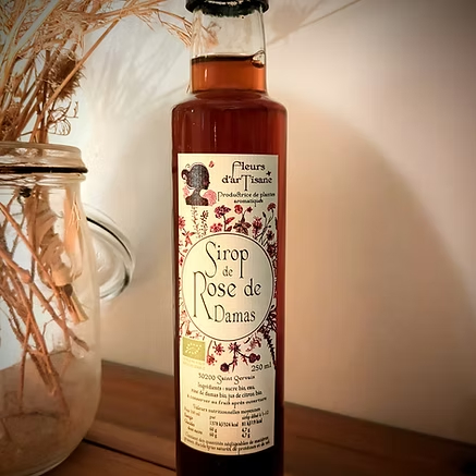 Sirop rose de damas