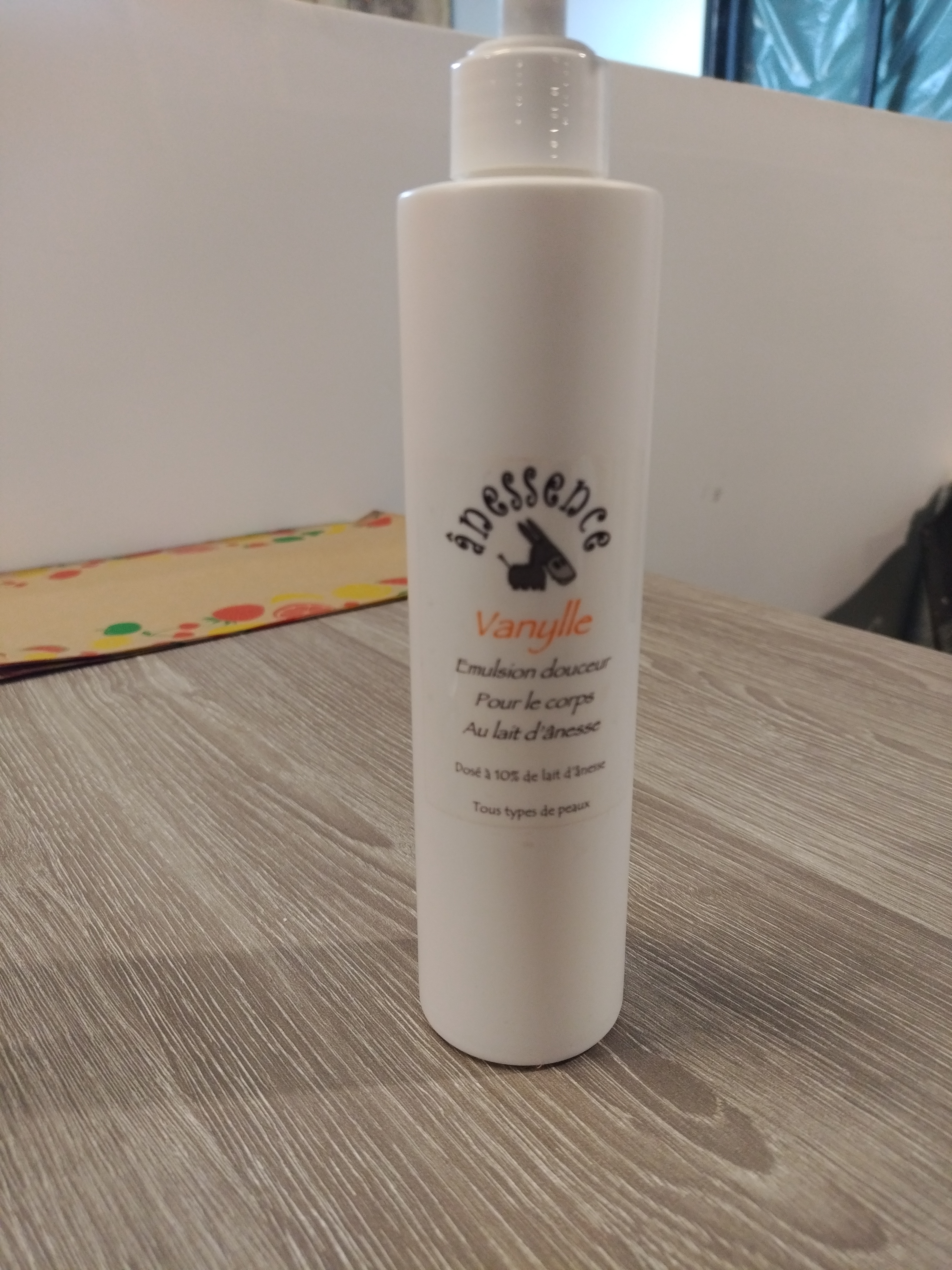 Emulsion au lait d'anesse douceur corps Vanylle 250ml