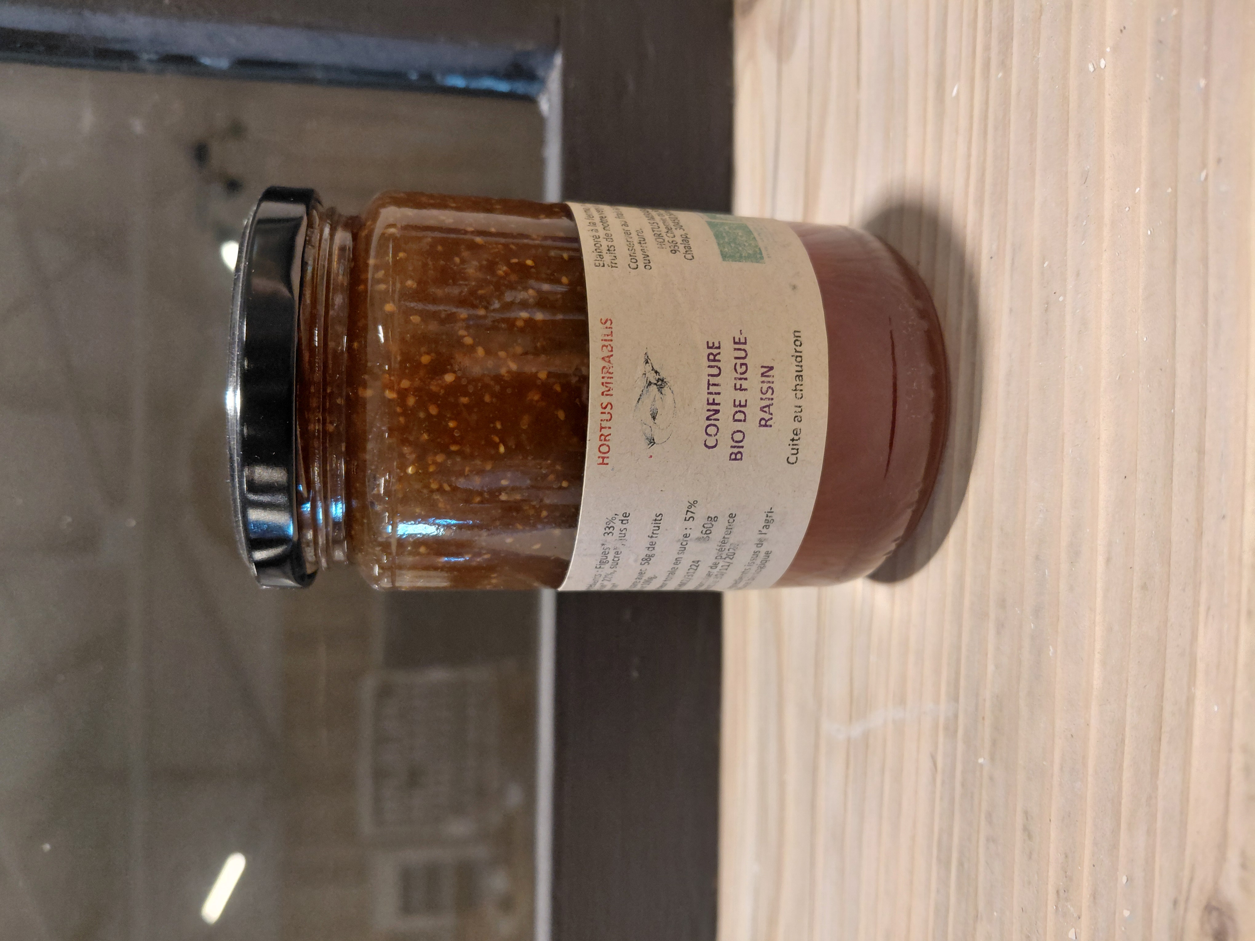 Confiture Figue-raisin 360g Bio
