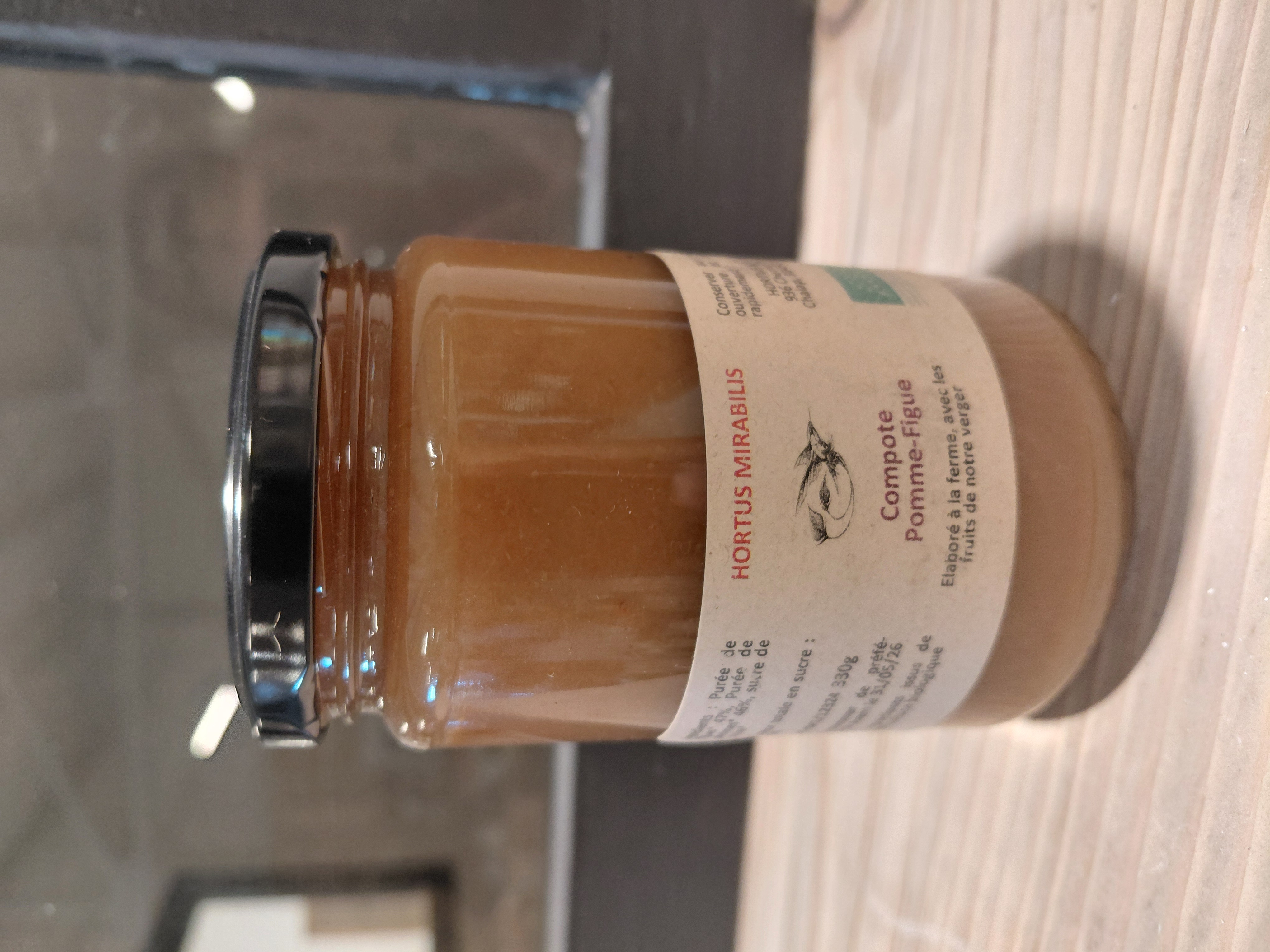Compote Pomme Figue 330g Bio