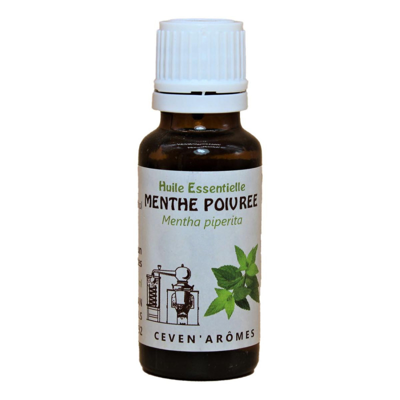 Flacon d' Huile Essentielle Menthe poivrée 20ml