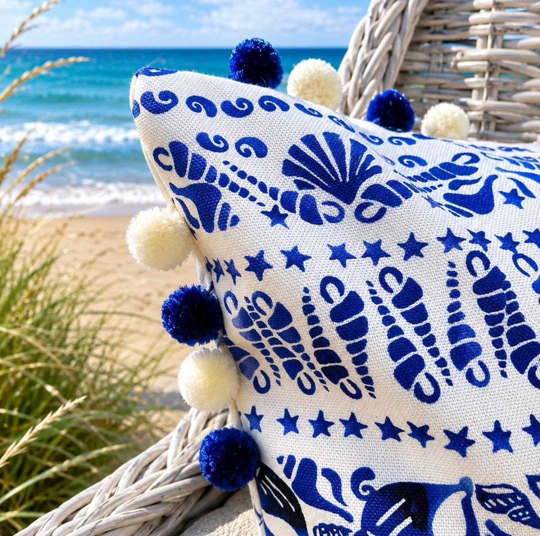 Emma Bridgewater Seashell Cushion Cover 