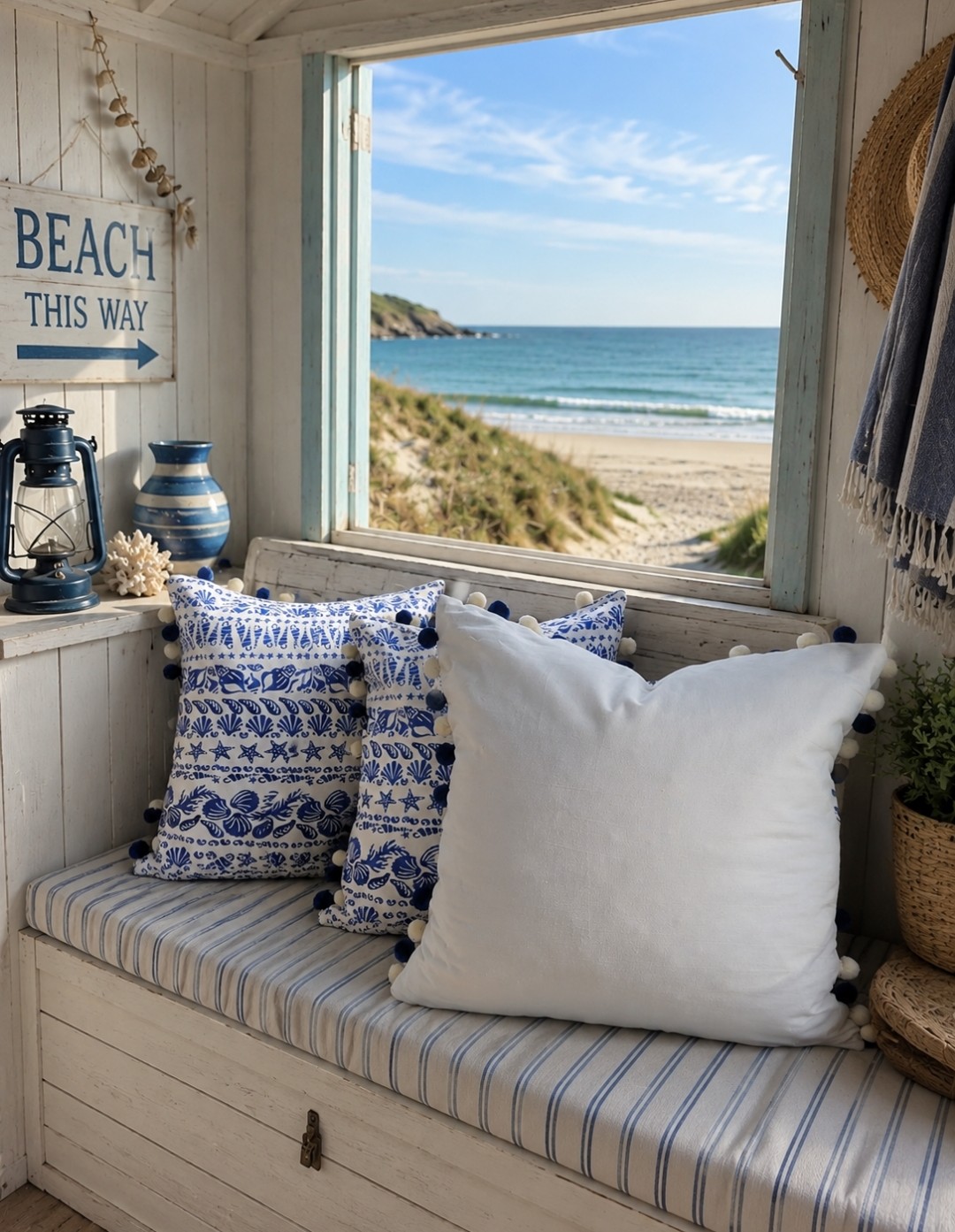 Emma Bridgewater Seashell Cushion Cover 