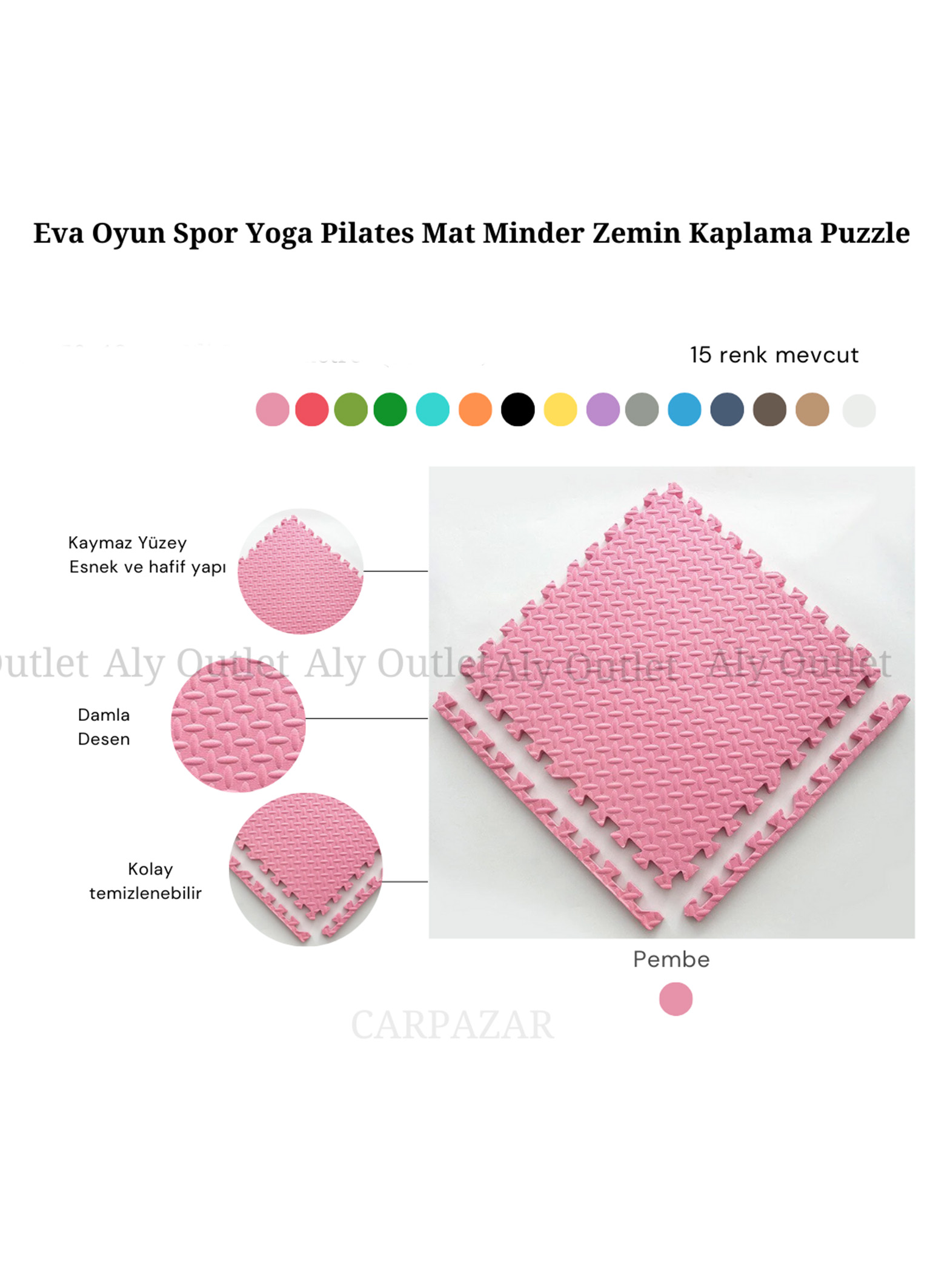 Damla Desen Tatami 100 x 100 13m 