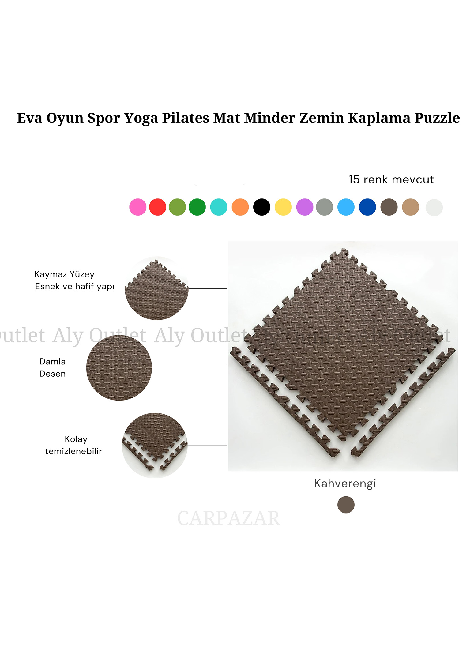 Damla Desen Tatami 50 x 50 13m 