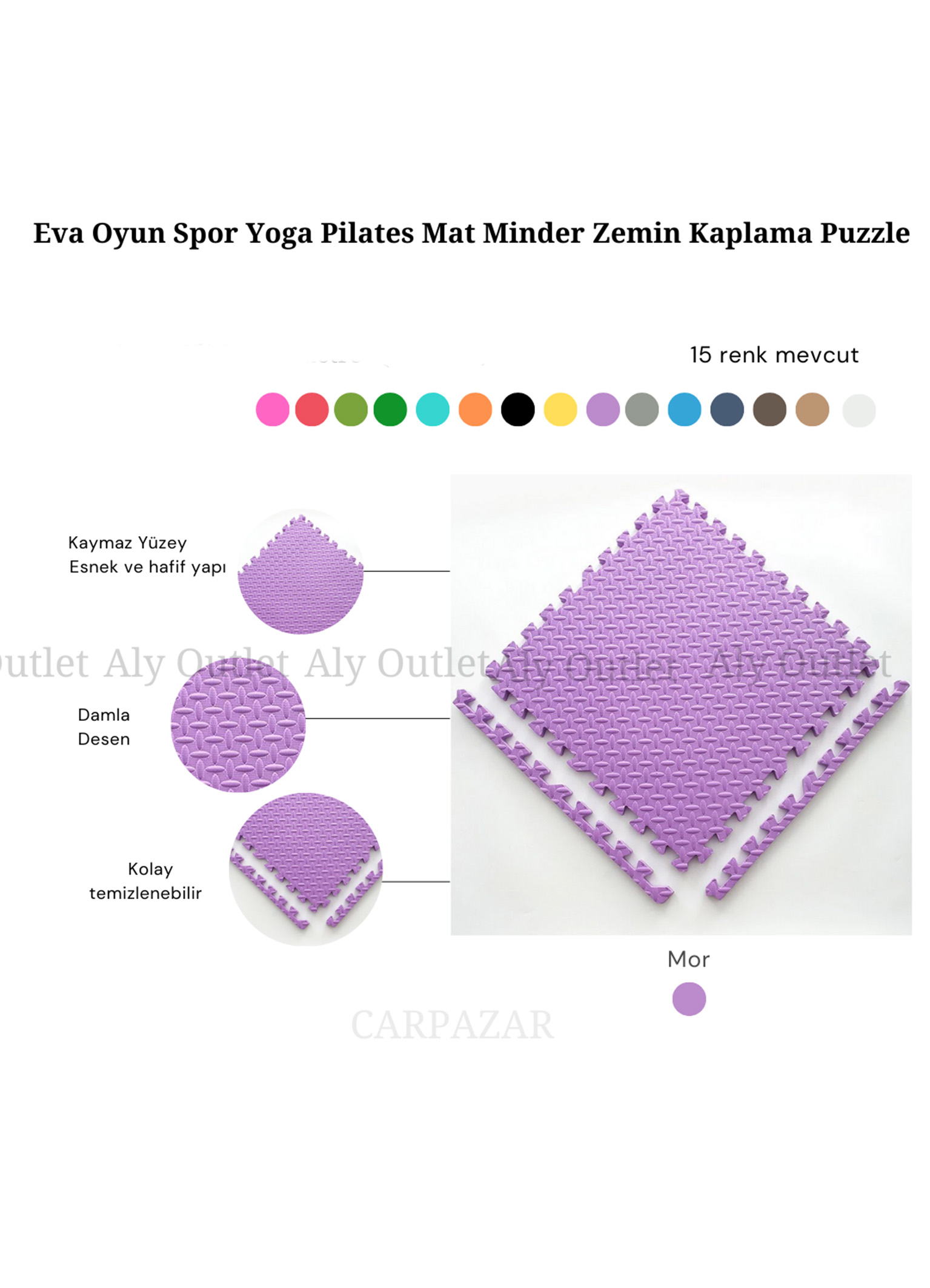 Damla Desen Tatami 100 x 100 13m