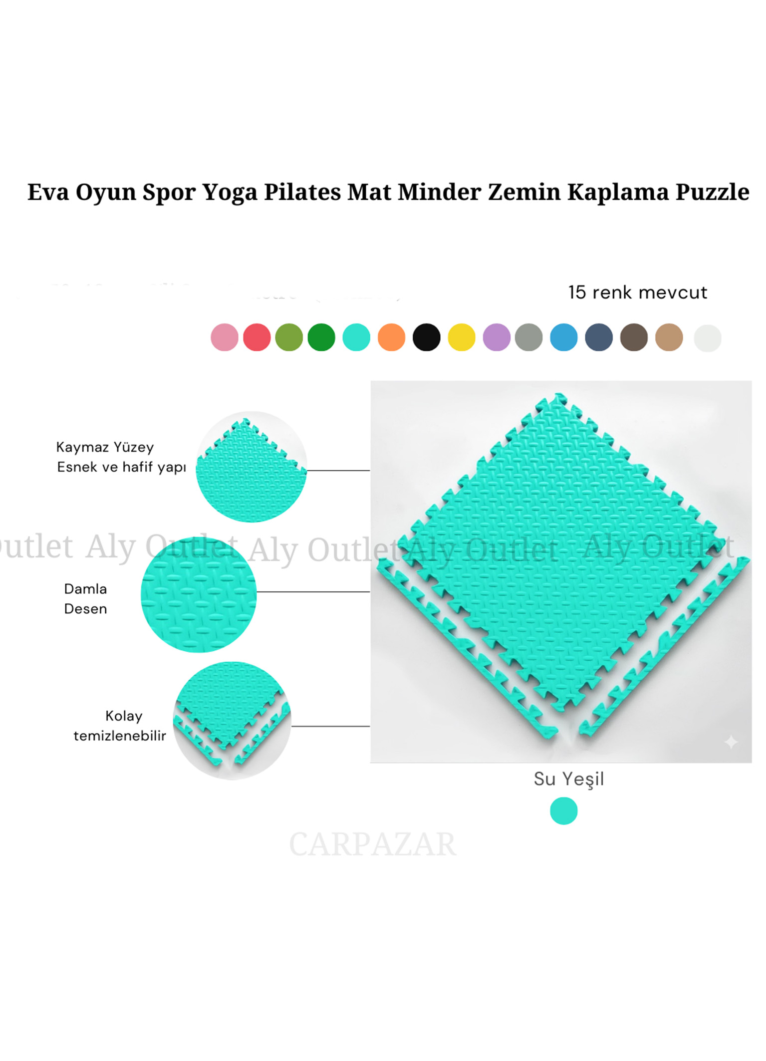 Damla Desen Tatami 100 x 100 13m 