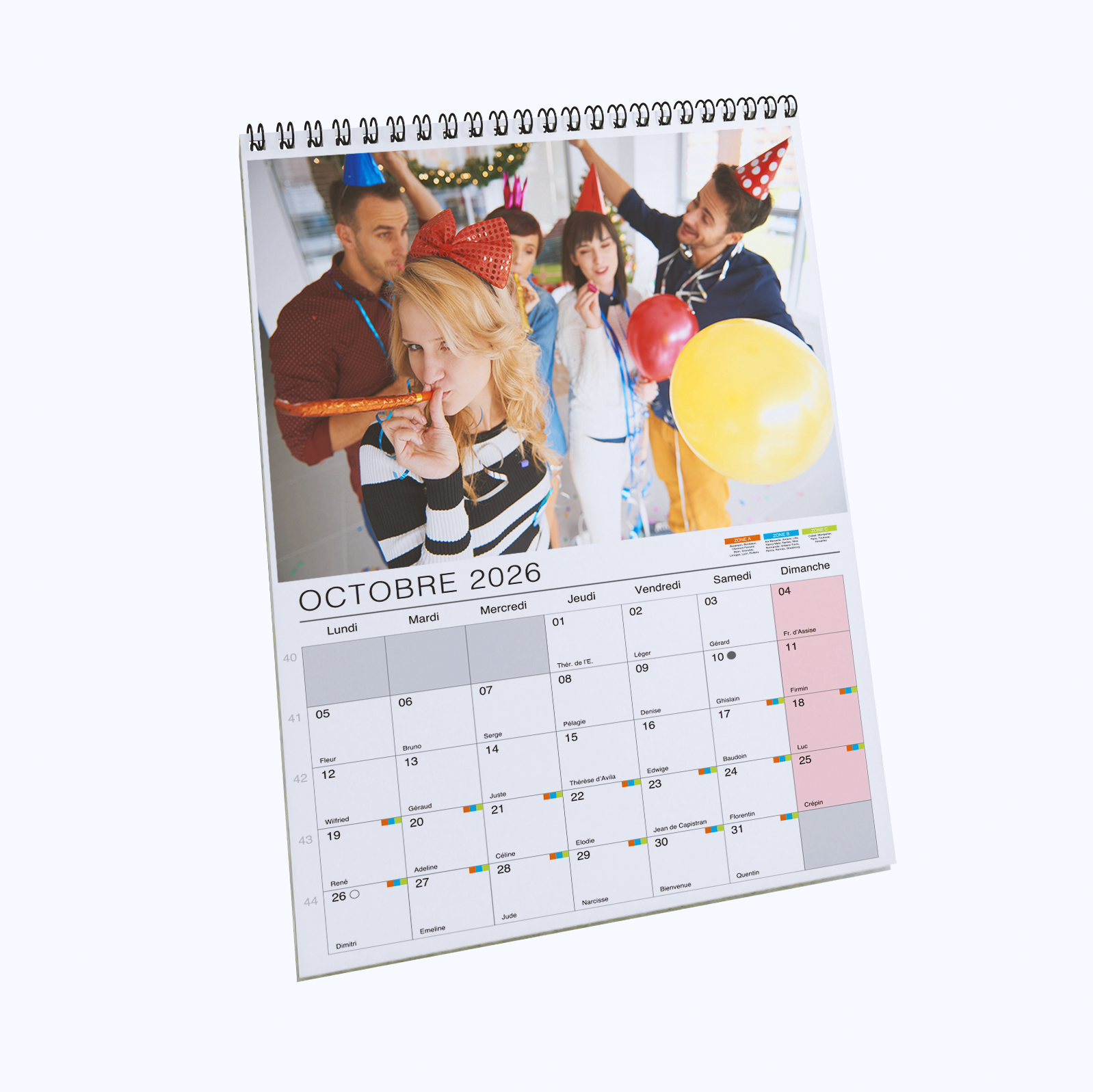 Calendrier mural A3