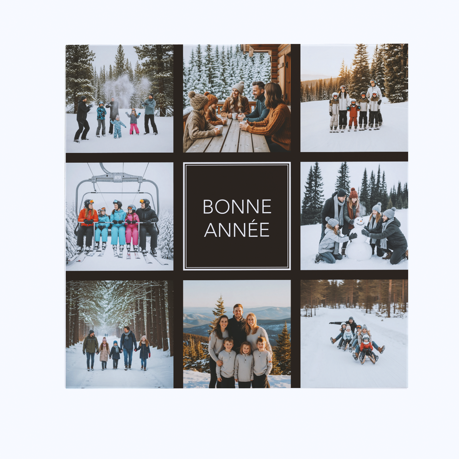 Carte de vœux personnalisée