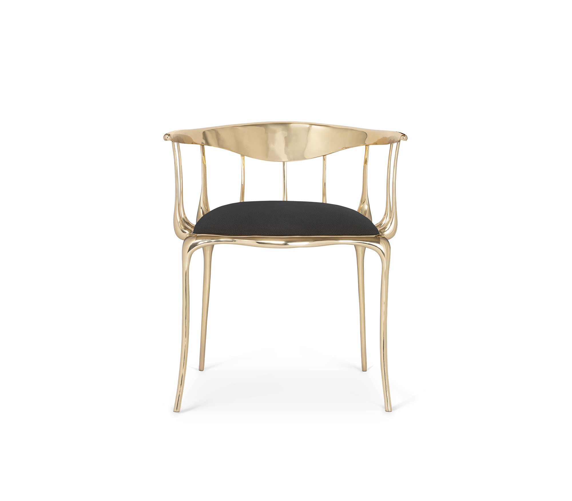 Elegant Gold Accent Chair