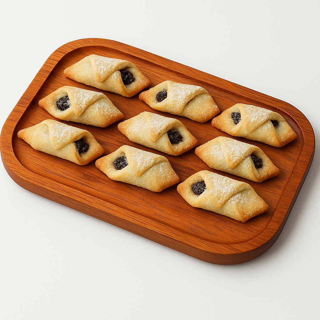 Plum filled mini pastry 100g.