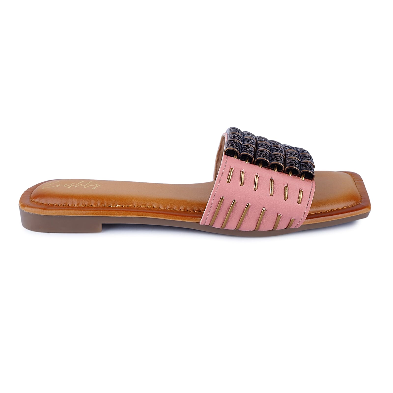 Women's Pink Open-Toe Sandals