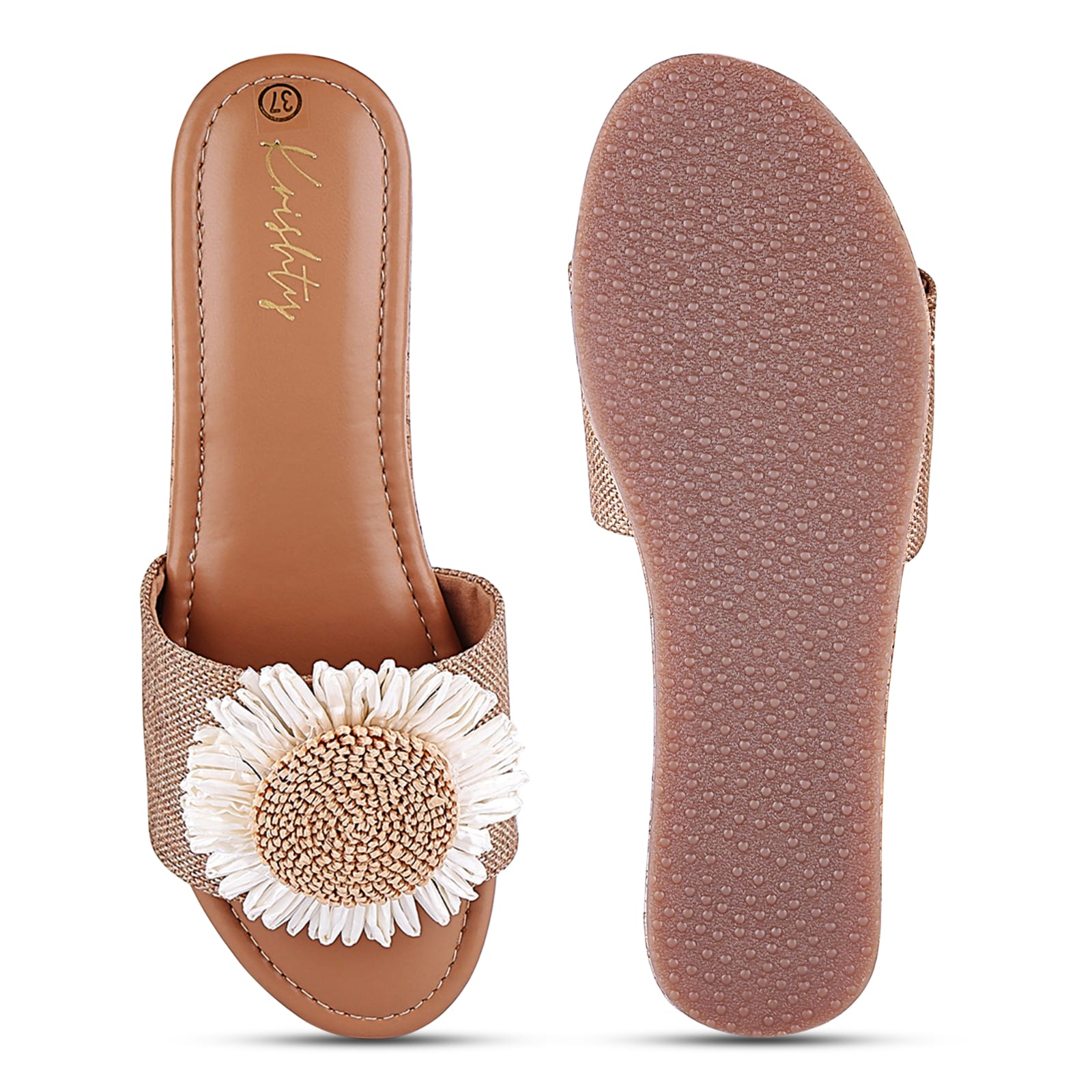Handcrafted Floral Wedge Sandals